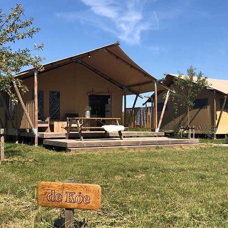 De Hazelaarshof Luxe Glampingtent Bij Natuurgebied De Millingerwaard Kekerdom エクステリア 写真