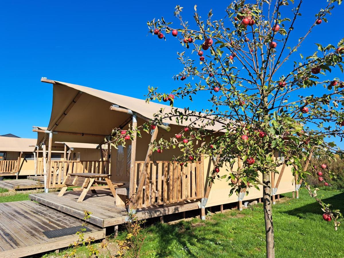 De Hazelaarshof Luxe Glampingtent Bij Natuurgebied De Millingerwaard Kekerdom エクステリア 写真