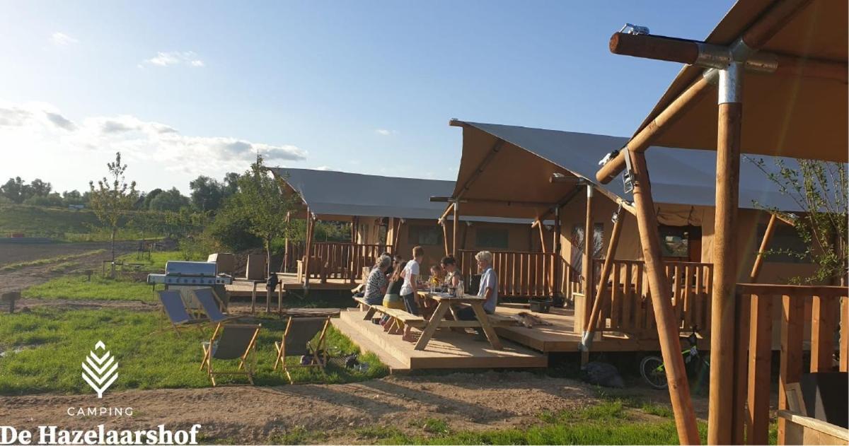 De Hazelaarshof Luxe Glampingtent Bij Natuurgebied De Millingerwaard Kekerdom エクステリア 写真